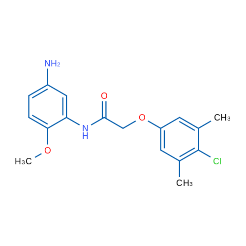 N-(5-Amino-2-methoxyphenyl)-2-(4-chloro-3,5-dimethylphenoxy)acetamide 5g