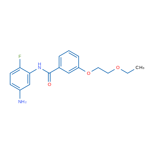 N-(5-Amino-2-fluorophenyl)-3-(2-ethoxyethoxy)benzamide 5g