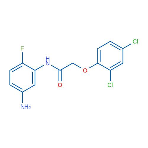 N-(5-Amino-2-fluorophenyl)-2-(2,4-dichlorophenoxy)acetamide 5g