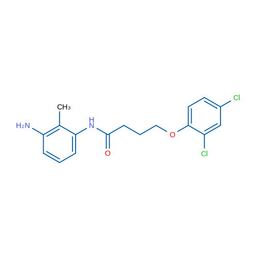 N-(3-Amino-2-methylphenyl)-4-(2,4-dichlorophenoxy)butanamide 5g