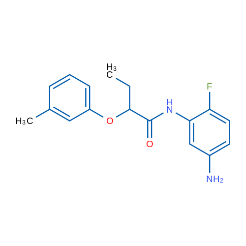 N-(5-Amino-2-fluorophenyl)-2-(m-tolyloxy)butanamide 1g