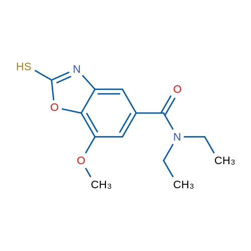 N,N-Diethyl-2-mercapto-7-methoxybenzo[d]oxazole-5-carboxamide 5g