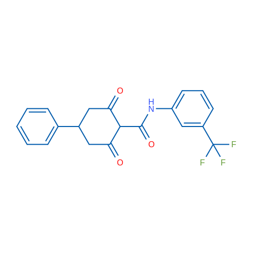 2,6-Dioxo-4-phenyl-N-[3-(trifluoromethyl)phenyl]cyclohexane-1-carboxamide 1g