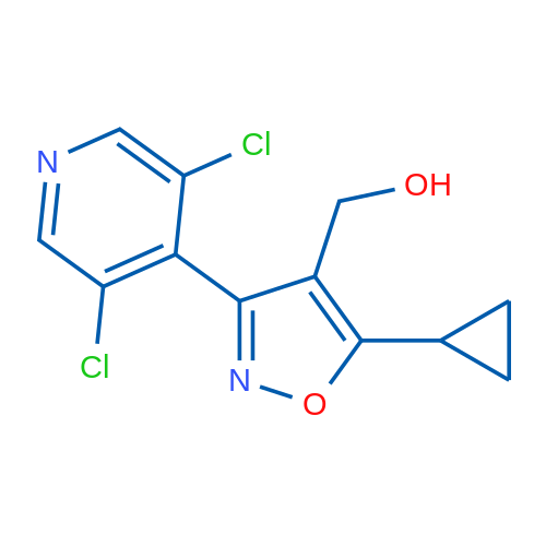 (5-Cyclopropyl-3-(3,5-dichloropyridin-4-yl)isoxazol-4-yl)methanol 1g
