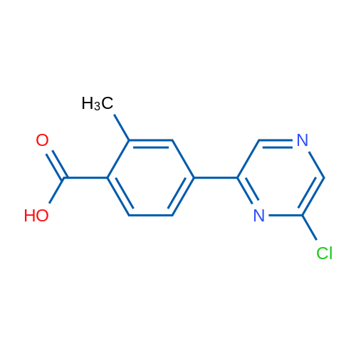 4-(6-Chloropyrazin-2-yl)-2-methylbenzoic acid 1g