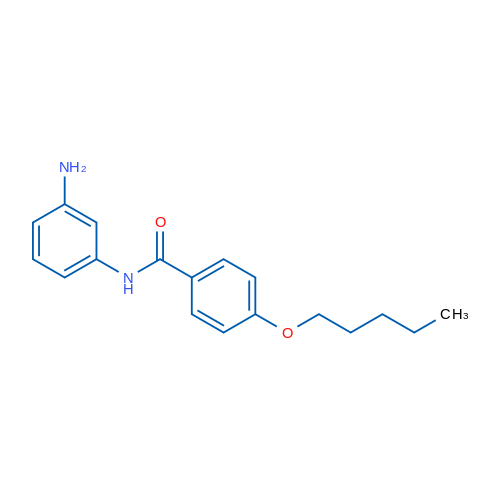 N-(3-Aminophenyl)-4-(pentyloxy)benzamide 1g