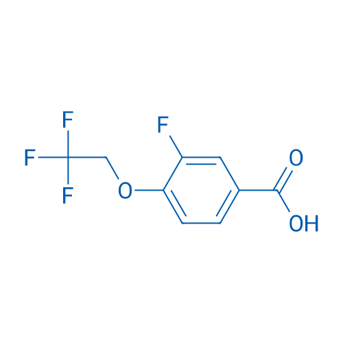 3-Fluoro-4-(2,2,2-trifluoroethoxy)benzoic acid 250mg