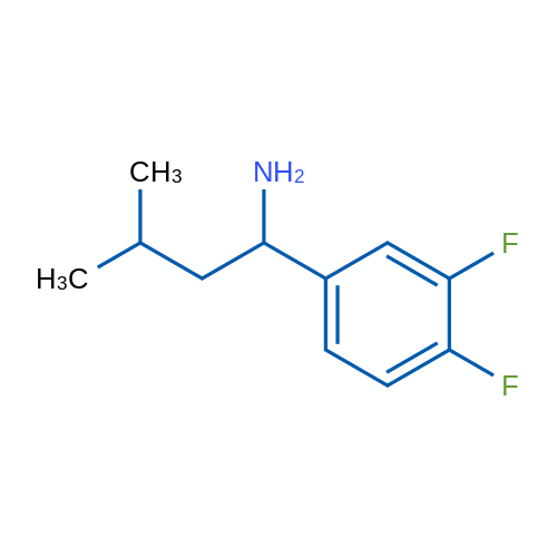 1-(3,4-Difluorophenyl)-3-methylbutan-1-amine 1g