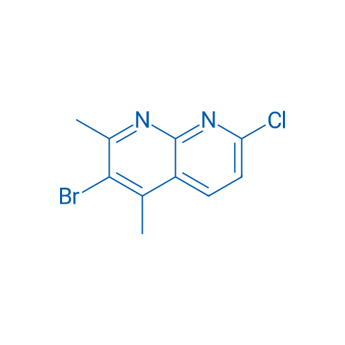 3-Bromo-7-chloro-2,4-dimethyl-1,8-naphthyridine 5g