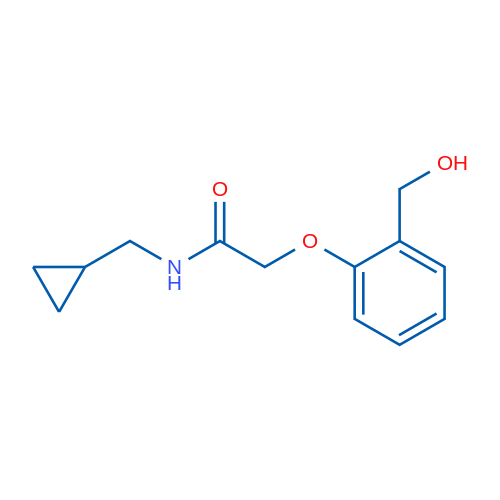 N-(Cyclopropylmethyl)-2-[2-(hydroxymethyl)phenoxy]acetamide 5g