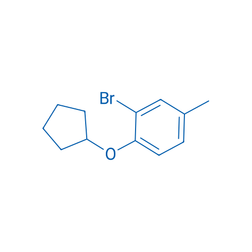 2-Bromo-1-(cyclopentyloxy)-4-methylbenzene 1g