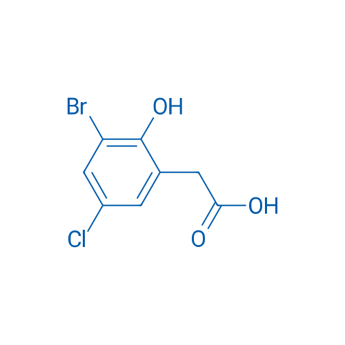 2-(3-Bromo-5-chloro-2-hydroxyphenyl)acetic acid 1g