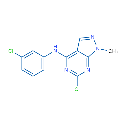 6-Chloro-N-(3-chlorophenyl)-1-methyl-1H-pyrazolo[3,4-d]pyrimidin-4-amine 5g