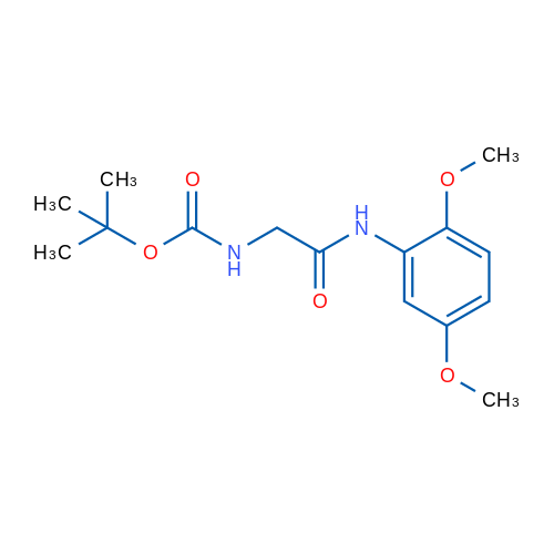 tert-Butyl N-{[(2,5-dimethoxyphenyl)carbamoyl]methyl}carbamate 1g