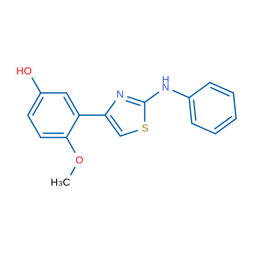 4-Methoxy-3-[2-(phenylamino)-1,3-thiazol-4-yl]phenol 1g