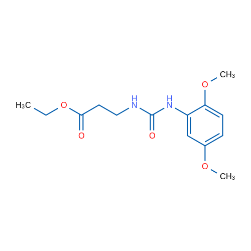 Ethyl 3-{[(2,5-dimethoxyphenyl)carbamoyl]amino}propanoate 1g