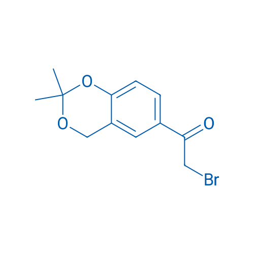 2-Bromo-1-(2,2-dimethyl-4H-benzo[d][1,3]dioxin-6-yl)ethanone 250mg