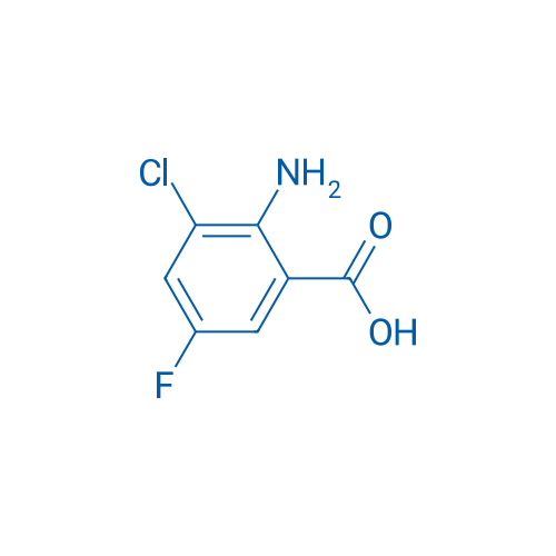 2-Amino-3-chloro-5-fluorobenzoic acid 100mg