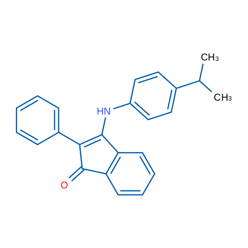 2-Phenyl-3-{[4-(propan-2-yl)phenyl]amino}-1H-inden-1-one 1g