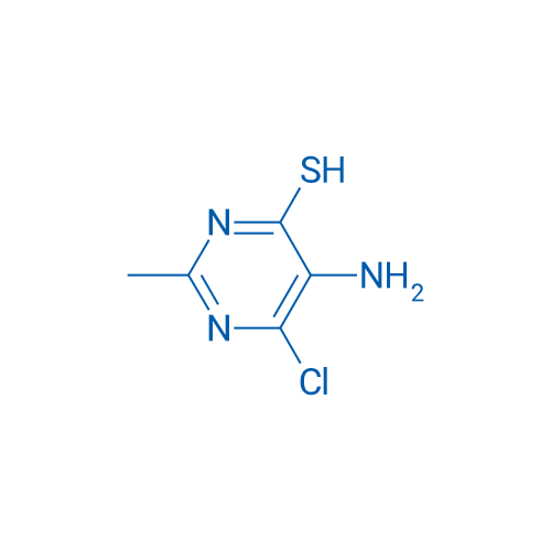 5-Amino-6-chloro-2-methylpyrimidine-4-thiol 250mg