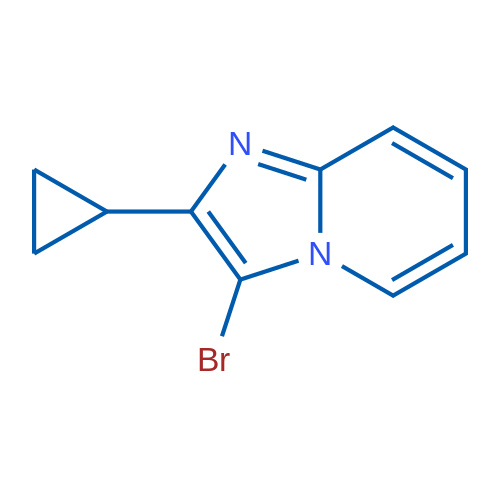 3-Bromo-2-cyclopropylimidazo[1,2-a]pyridine 1g