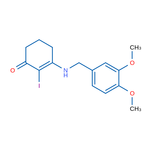3-{[(3,4-dimethoxyphenyl)methyl]amino}-2-iodocyclohex-2-en-1-one 1g
