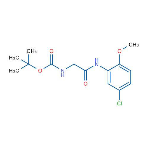 tert-Butyl N-{[(5-chloro-2-methoxyphenyl)carbamoyl]methyl}carbamate 1g