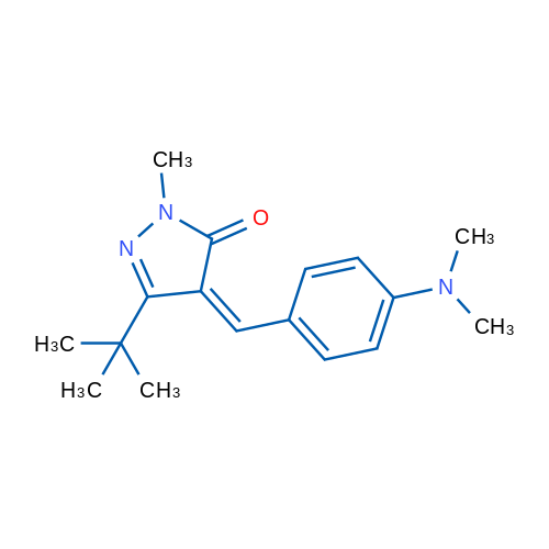 3-tert-Butyl-4-{[4-(dimethylamino)phenyl]methylidene}-1-methyl-4,5-dihydro-1H-pyrazol-5-one 1g