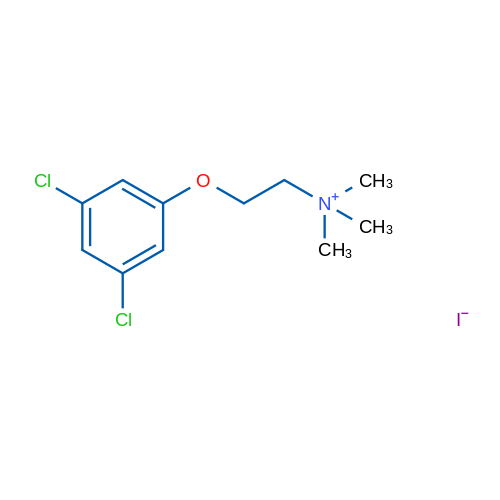 [2-(3,5-Dichlorophenoxy)ethyl]trimethylazanium iodide 1g