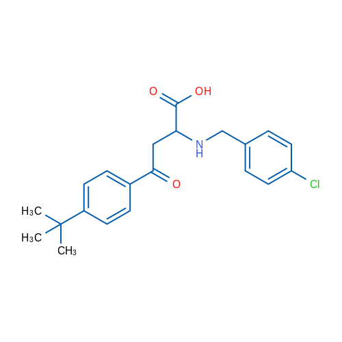 4-(4-tert-Butylphenyl)-2-{[(4-chlorophenyl)methyl]amino}-4-oxobutanoic acid 1g