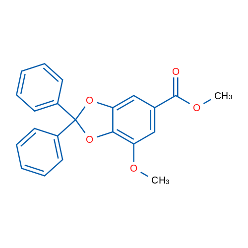Methyl 7-methoxy-2,2-diphenylbenzo[d][1,3]dioxole-5-carboxylate 10mg