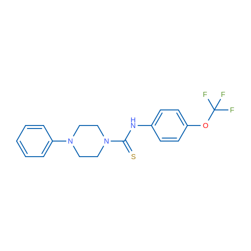 4-Phenyl-N-[4-(trifluoromethoxy)phenyl]piperazine-1-carbothioamide 1mg