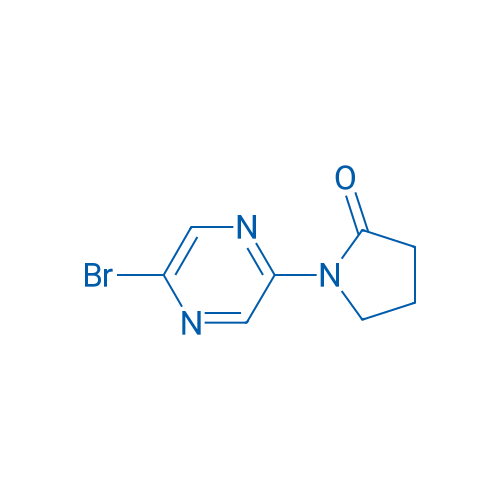 1-(5-Bromopyrazin-2-yl)pyrrolidin-2-one 250mg