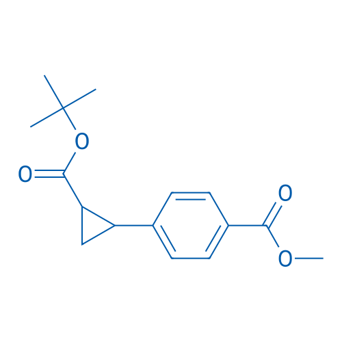 Methyl 4-(2-(tert-butoxycarbonyl)cyclopropyl)benzoate 1g