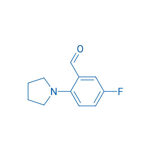 5-Fluoro-2-(pyrrolidin-1-yl)benzaldehyde 1g