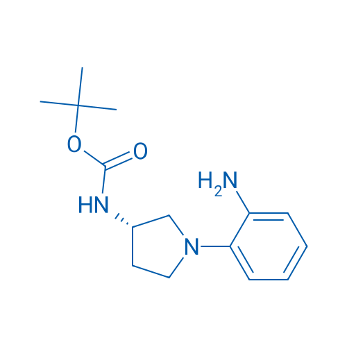 (S)-tert-Butyl 1-(2-aminophenyl)pyrrolidin-3-ylcarbamate 1g