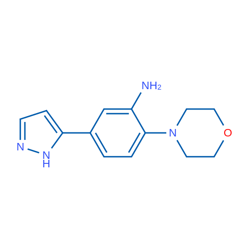 2-(Morpholin-4-yl)-5-(1H-pyrazol-5-yl)aniline 1g