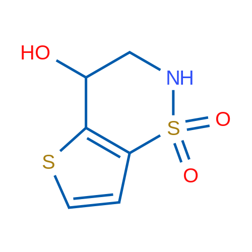 4-Hydroxy-3,4-dihydro-2H-thieno[2,3-e][1,2]thiazine 1,1-dioxide 100mg