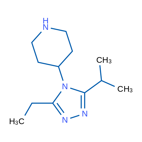 4-(3-Ethyl-5-isopropyl-4H-1,2,4-triazol-4-yl)piperidine 1g