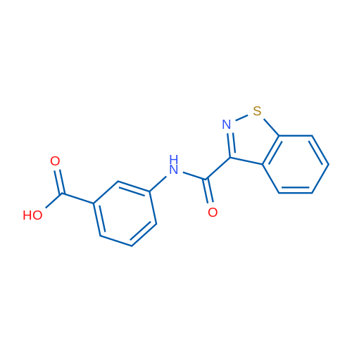3-(Benzo[d]isothiazole-3-carboxamido)benzoic acid 1g