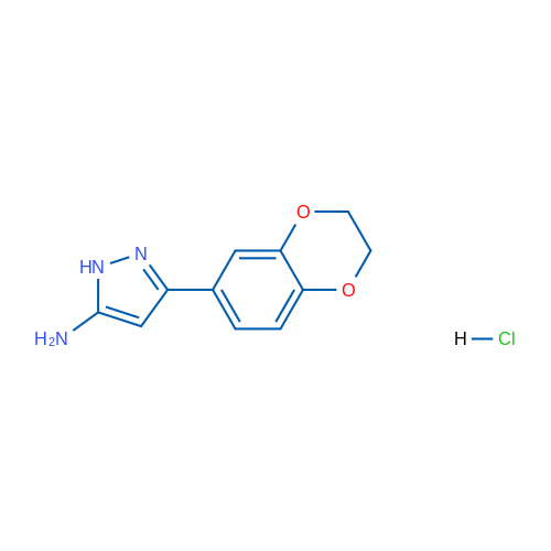 3-(2,3-Dihydrobenzo[b][1,4]dioxin-6-yl)-1H-pyrazol-5-amine hydrochloride 1g