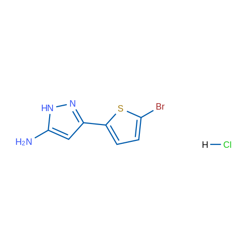 3-(5-Bromothiophen-2-yl)-1H-pyrazol-5-amine hydrochloride 1g