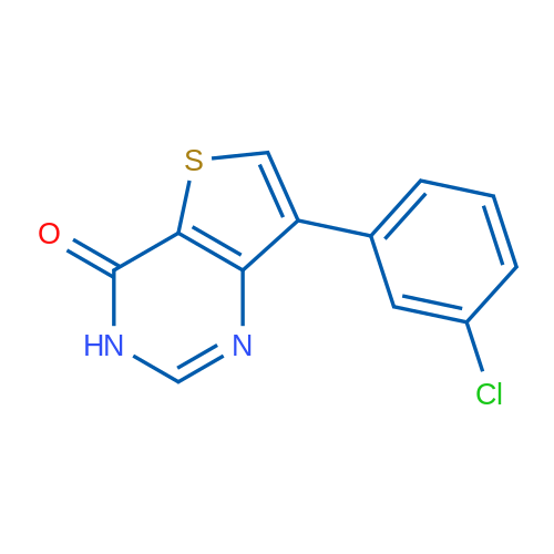 7-(3-Chlorophenyl)-3H,4H-thieno[3,2-d]pyrimidin-4-one 1g