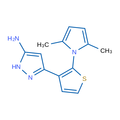 3-[2-(2,5-Dimethyl-1H-pyrrol-1-yl)thiophen-3-yl]-1H-pyrazol-5-amine 1g