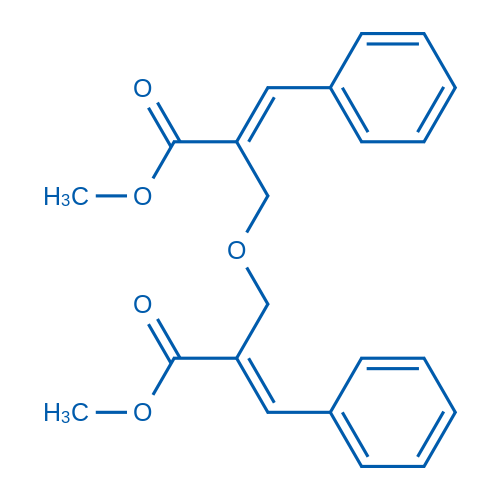 Methyl (2E)-2-{[(2E)-3-methoxy-3-oxo-2-(phenylmethylidene)propoxy]methyl}-3-phenylprop-2-enoate 1g