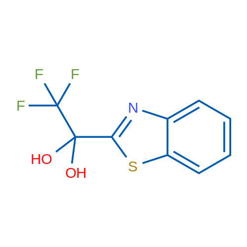 1-(Benzo[d]thiazol-2-yl)-2,2,2-trifluoroethane-1,1-diol 250mg