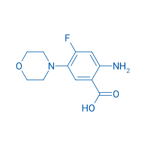 2-Amino-4-fluoro-5-morpholinobenzoic acid 1g