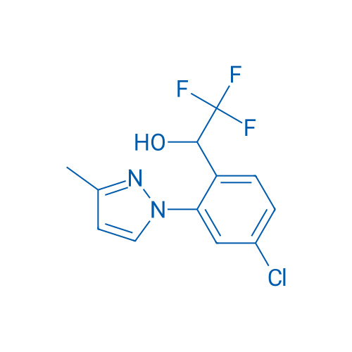 1-(4-Chloro-2-(3-methyl-1H-pyrazol-1-yl)phenyl)-2,2,2-trifluoroethanol 1g