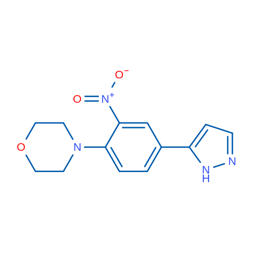 4-[2-Nitro-4-(1H-pyrazol-5-yl)phenyl]morpholine 1g
