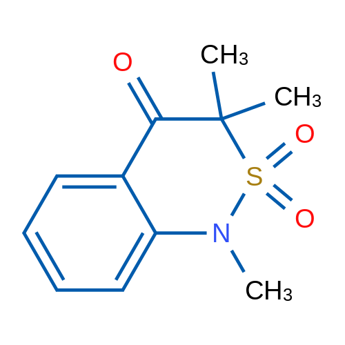 1,3,3-Trimethyl-1H-benzo[c][1,2]thiazin-4(3H)-one 2,2-dioxide 1g